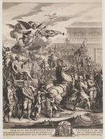 KG 06124a-c
<br/>
Triomf van Constantijn
<br/>
<em>Vianen, Jan van (ca.1660-na 1726)</em>